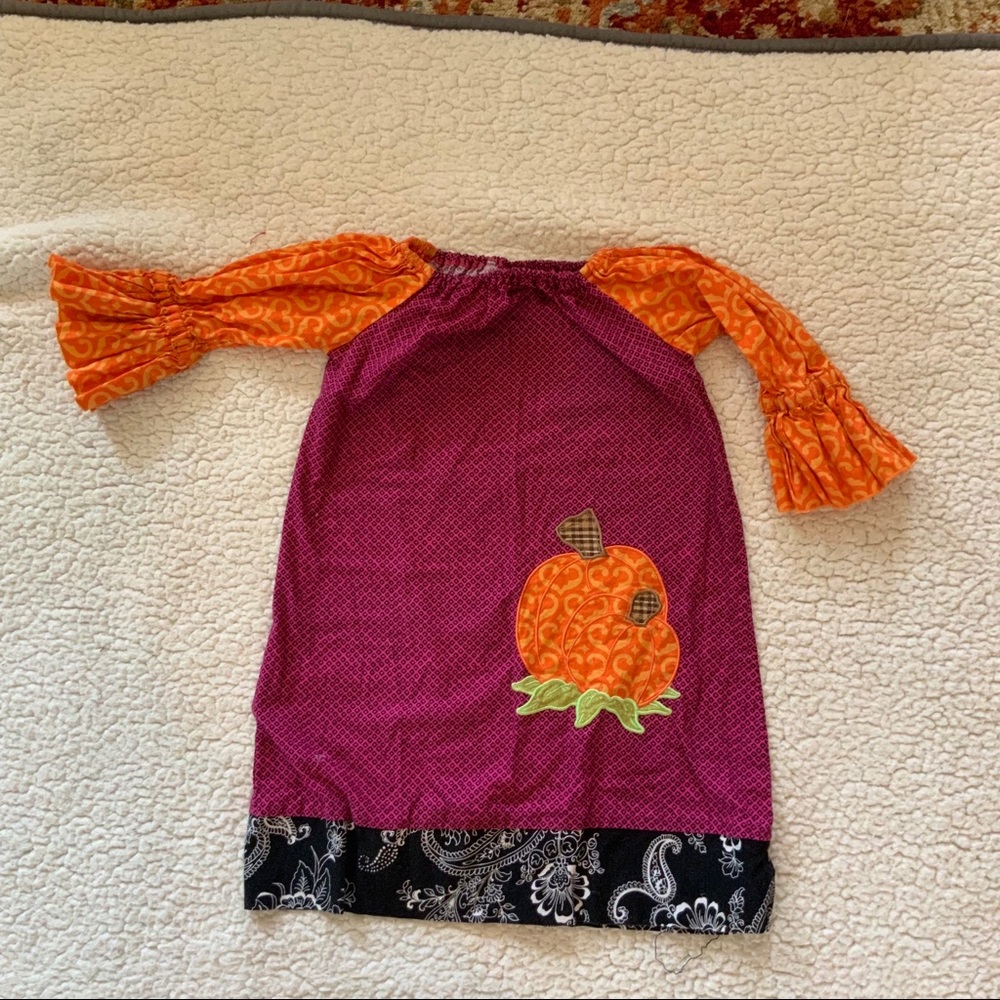 Girls Pumkin Dress